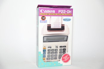 Canon 2-color Mini Desktop Printing Calculator
