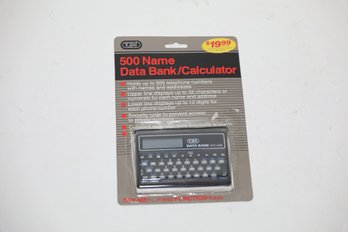 500 Name Data Bank/calculator