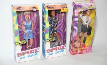Spice Girls And Brittany Spears Barbie Dolls
