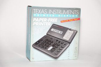 Texas Instruments Printer Display Paper-free Printer