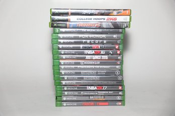XBOX And XBOX One Games Lot Of 18