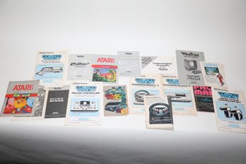 Vintage Video Game Instruction Manuals