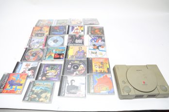 Play Station Console And Bootleg Games