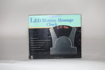 LED Motion Message Clock