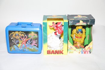 Power Rangers Bank And Lunch Box