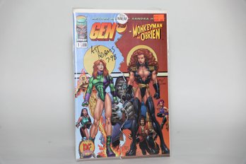 Signed Gen 13 And Monkeyman And OBrien Comic 1 June