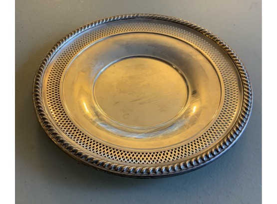 CORNWELL BY WATROUS STERLING SILVER  9” RETICULATED DISH BOWL 4.1 Troy Ozs