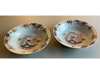 2 EARLY IMARI BOWLS (as Found)