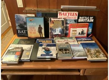 BOOKS- BATTLES, CIVIL & WORLD WARS, ETC