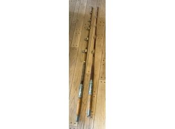 2 OLDER RODS WITH THICK JOINTS CUSTOM BUILT 81” & 84”
