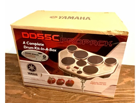 YAMAHA - DD55C DIGITAL DRUM SET W/ STOOL PROPACK NEW IN BOX- WE CAN SHIP!
