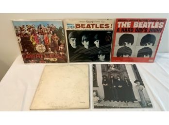 BEATLES RECORDS- WHITE ALBUM, HEY JUDE, MEET THE BEATLES, A HARD DAYS NIGHT & SARGENT PEPPERS- WE CAN SHIP!!