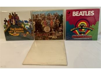 BEATLES RECORDS- WHITE ALBUM, MAGICAL MYSTERY TOUR, SGT PEPPERS, YELLOW SUBMARINE- WE CAN SHIP!
