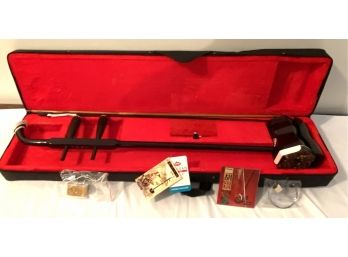 CHINESE ERHU 2 STRINGED SPIKE PYTHON SKIN FIDDLE VIOLIN LING YAN INSTRUMENT-BOW- CASE- WE CAN SHIP!!