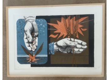 GROWTH AND HARVEST 1970 By ANTON REFREGIER LITHOGRAPH 34/120   WE CAN SHIP!