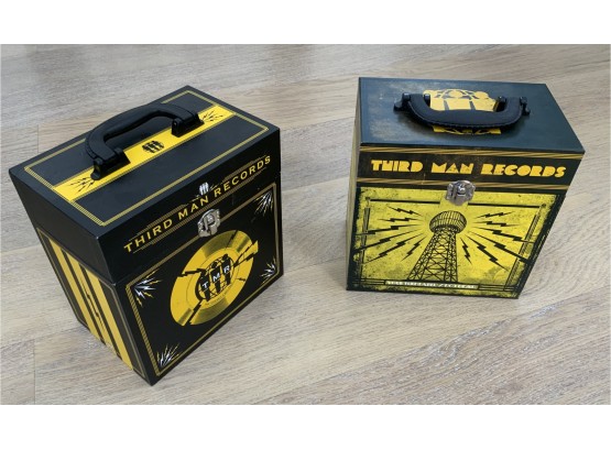 2 THIRD MAN RECORDS 45RPM RECORD VINYL  CARRYING CASES- WE CAN SHIP!
