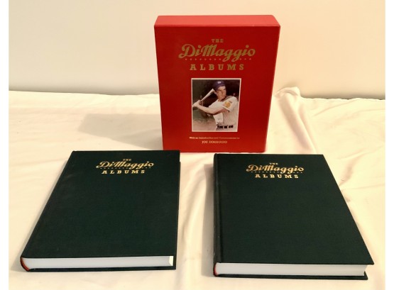 DIMAGGIO ALBUM 1989  2 VOLUMES - MINT IN SLEEVE 9 3/4 X 11- WE CAN SHIP!