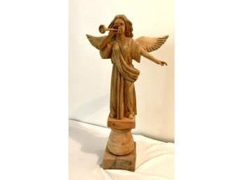 SPANISH WOODEN ANGEL 29 INCH- (HORN AS FD)