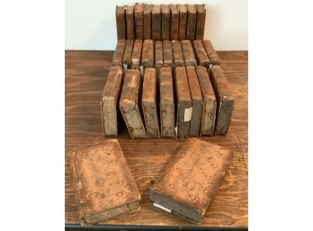 1782 COMPLETE COLLECTION OF THE WORKS ROUSSEAU 27 Volume BOOK SET IN FRENCH - WE CAN SHIP!