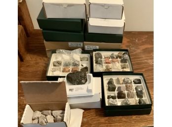 ROCK & MINERAL LOT -GREAT FOR CLASS OR TO CREATE WITH! WE CAN SHIP!