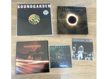 5 SOUNDGARDEN RECORD ALBUMS-SUPERUNKNOWN (5)- LIMITED ED. I TRIED TO LIVE- MORE! CAN BE SHIPPED!