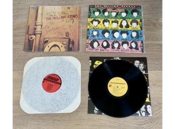 2 ROLLING STONES 33 RECORD ALBUMS- 1978 SOME GIRLS YELLOW LABEL & BEGGARS BANQUET- WE CAN SHIP