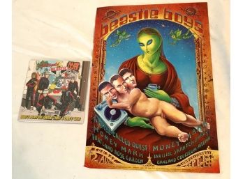 BEASTIE BOYS 2001 PROMO REMIX SINGLE & 1988 CONCERT POSTER 13 X 19- WE CAN SHIP!