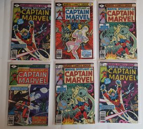 Marvel Spotlight On Captain Marvel, Issue #1, #2, #3, #4, Nov 3 02639, July 02369