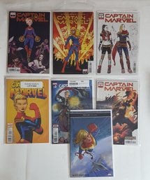 7 Marvel Comics, Captain Marvel Comics (Carol Danvers), # 1 (Variant), #1, #2 (V), #2, #3, #4 (V), #5