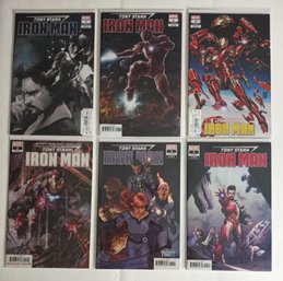 7 Marvel Comics: Tony Stark Iron Man, # 1 (LGY 601 X2), # 2 (LGY 602 X2), #3 (LGY 603), #4 (LGY 604 X2)