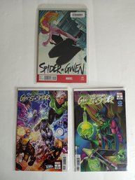 3 Marvel Comics, Spider-Gwen, Issues AR 001, Variant 2, Variant 3