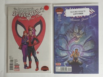 2 Marvel Comics, The Amazing Spider-Man, 'Renew Your Vows', Issue #1 And 002