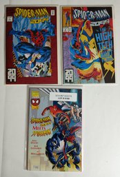 3 Marvel Comices, Spider-man 2099, Issues 1 & 2, Spider-Man 2099 Meets Spider-Man