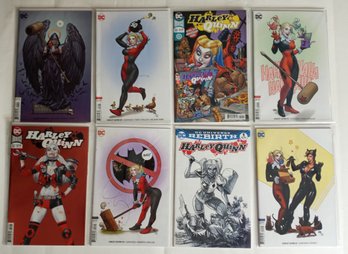 8 DC Comics, Harley Quinn, Issues 49, 50, 50 Variant, 51, 52, 53, 61, And DC Rebirth #1