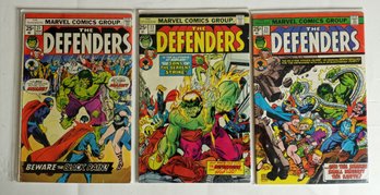 3 Marvel Comics, The Defenders, Issues 21, 22 & 23