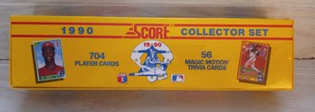 Unopened Box Of 1990 Score Baseball Cards, 704 Player Cards, 56 Magic Motion Trivia Cards