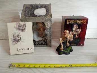 2 Gollum Figurines From LoTR: The Two Towers
