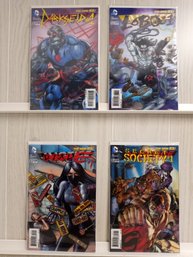 4 DC Comics, 'The New 52', Holographic Covers, Justice League 23.1 - 23.4,Bagged And Boarded