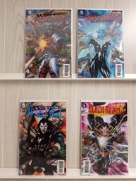 4 DC Comics, 'The New 52', Holographic Covers, Justice League Of America 7.1-7.4. Bagged And Boarded