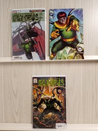 3 Marvel Comics: The Superior Octopus, Issue 1 With 3 Different Covers