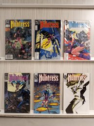 6 DC Comics: The Huntress Issues 1, 2, 6, 7, 11 And 12. Comics Are Bagged.