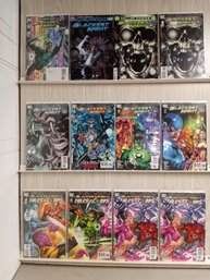 12 DC Comics From The 'Blackest Night' Series. Has 1, 4, 5, 6, 7 & 8 Of 8 Part Set And 1-3 Of 3 Part Set