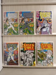 6 Marvel Comics. Silver Sable & The Wild Pack, Issues 1 (2 Copies) Through 5.