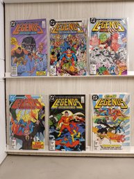 6 DC Comics. Legends, Issues #1 - #6 Of A 6 Issue Miniseries. Comics Are Bagged.