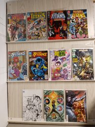 11 DC Comics. Titans Related. Contains Comics From 'The New Titans', 'Team Titans' And Others.