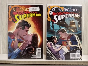 2 DC Comics: Convergence, Superman #1 & #2