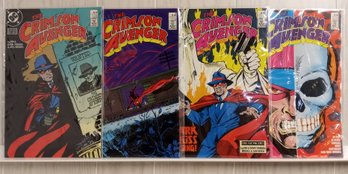 4 DC Comics.  The Crimson Avenger, Issues #1 - #4. Comics Are Bagged.