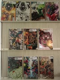 10 DC Comics: Convergence, Issues 0 - 8, Comics Are Bagged And Boarded.