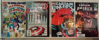4 Marvel Comics. Captain America