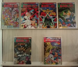 6 DC Comics, All Bloodlines Related Stores And Annuals, Bagged And Boarded